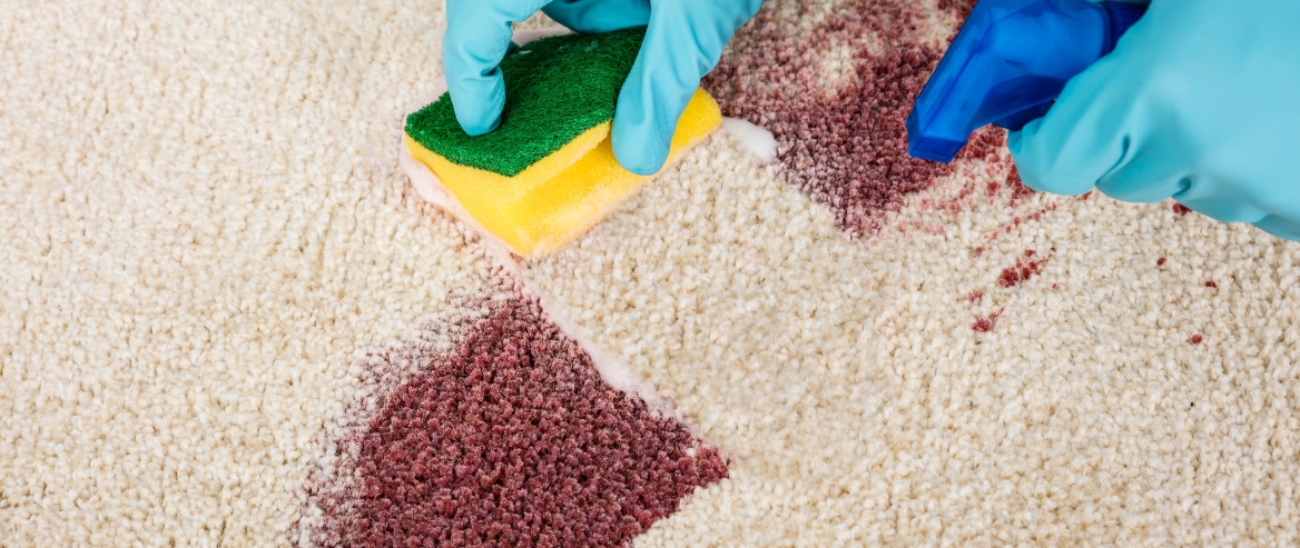 how to treat blood stains on carpet