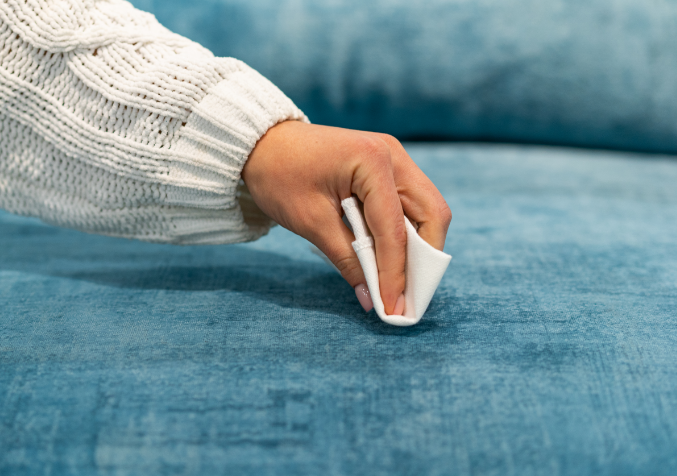 Cleaning Urine Stains with Paper Towel