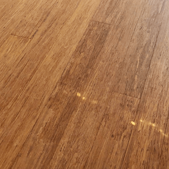 Damaged Living Room Bamboo Floors After Restoration